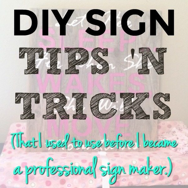 Home-Made Rustic Signs for the DIY-er in YOU!
